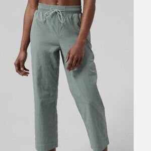 Trekkie Straight Crop Pant, Size 10 petite, Minimalistic Grey